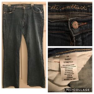 Old Navy Sweetheart Jeans Sz 14P